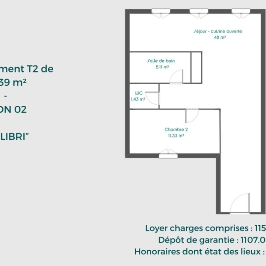  Annonces MEYZIEU : Appartement | LYON (69002) | 69 m2 | 1 157 € 